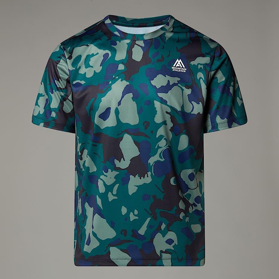 T-shirt The North Face M Ma 24/7 S/S Tee AOP qualité supérieure noir