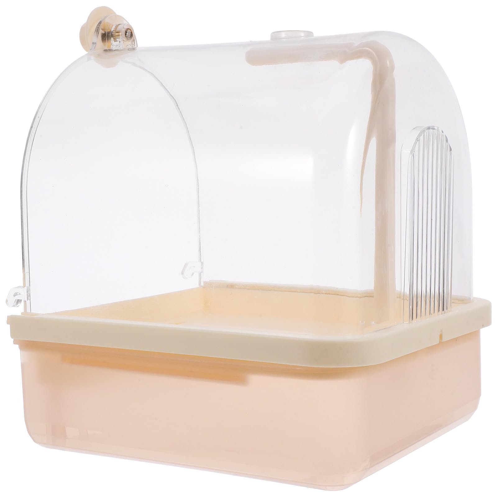 Gadpiparty Bagno per Pappagalli da Gabbia Lavaggio Automatico ABS Esterno