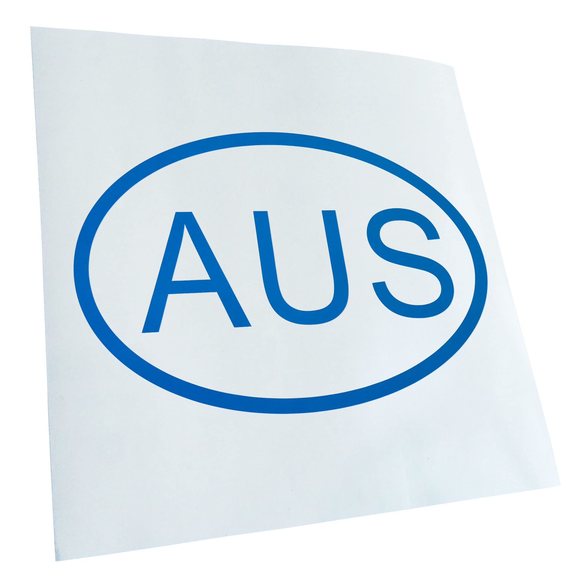 Kiwistar - Car Sticker - Blue - 50 x 33 cm Australia AU - Rear Window Car Sticker Weatherproof for Car Truck Moped Truck - Sticker Exterior Self-Adhesive Tuning Accessories for Window Vehicle Window
