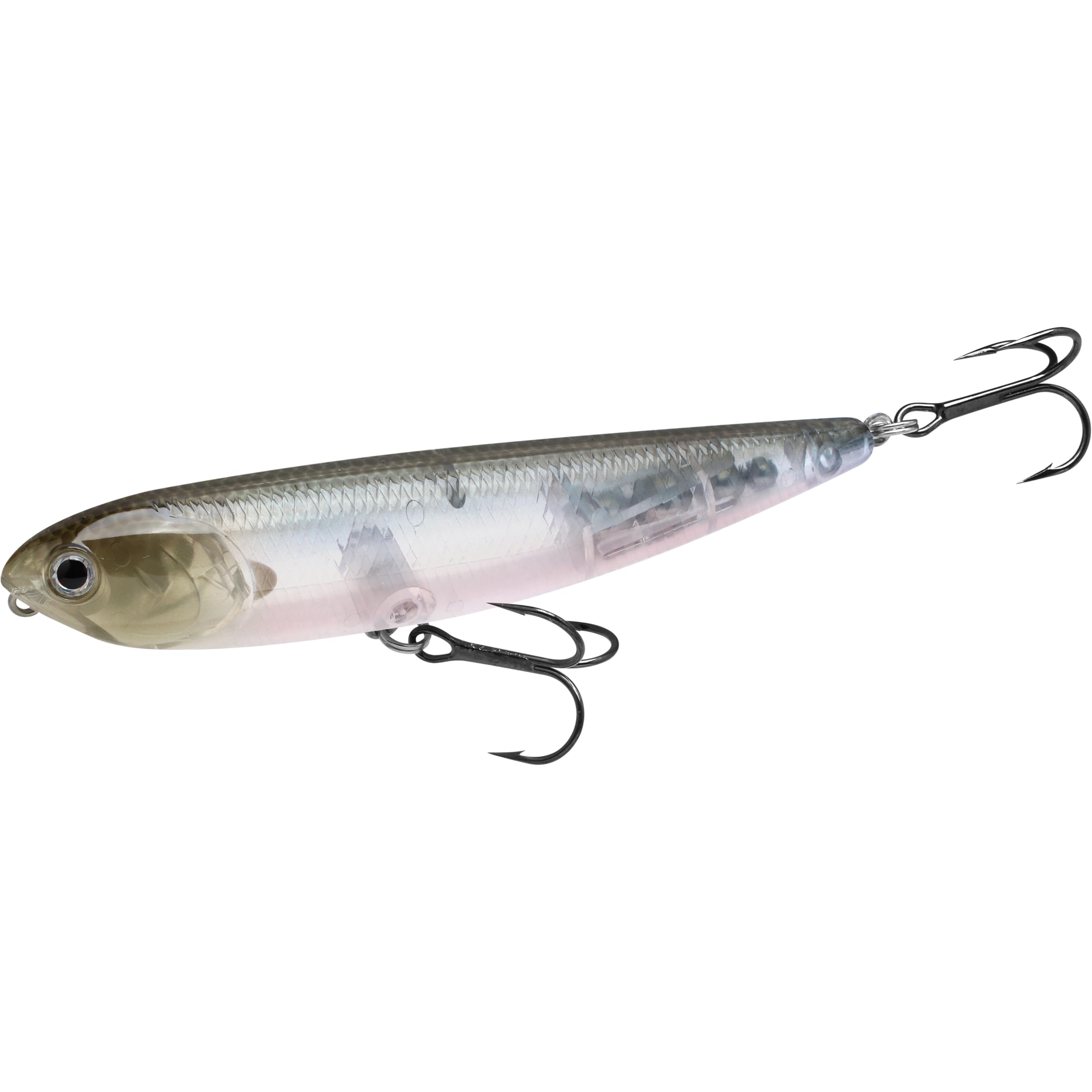 LUCKY CRAFT Sammy 100, 238 Ghost Minnow, Topwater Fishing Lures, Freshwater Bass Lures, 4