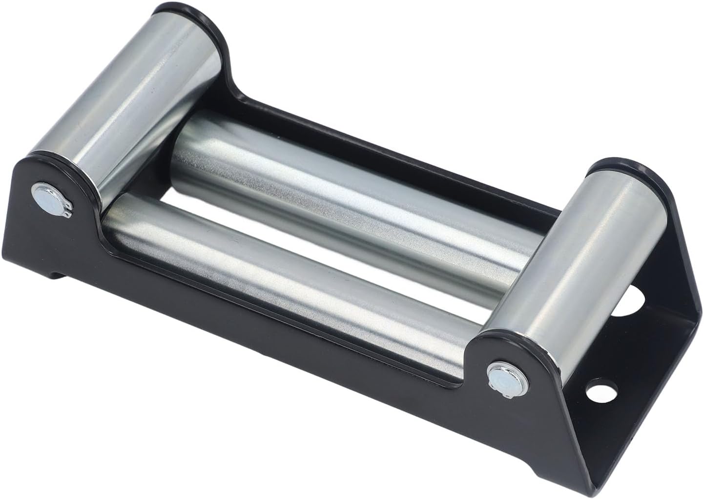 Winch Roller Fairlead Heavy Duty 4 Rollers 12000lb Capacity High Strength Steel Iron Cable Guide for Off Road Trucks ATV SUV Winches