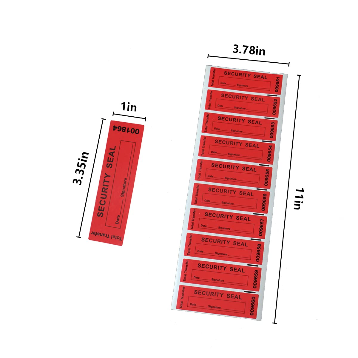 Tamper Evident Stickers/Labels/Tape Warranty Void Seals High Security
