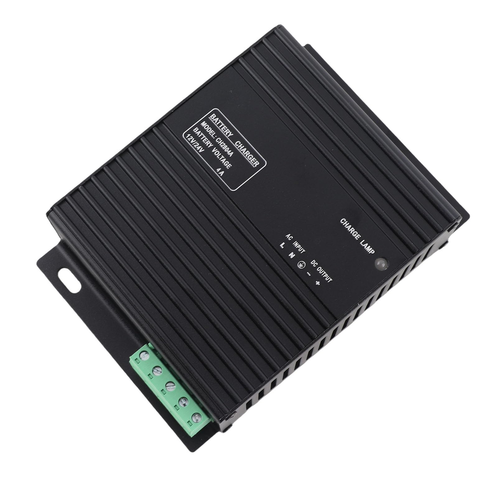 Cargador de Batería de 12 V 24 V, Cargador con Carcasa de Aluminio, Fuente de Alimentación de Placa de Circuito Sellado con Diseño Resistente a la Intemperie, Ideal para Baterías y Grupos