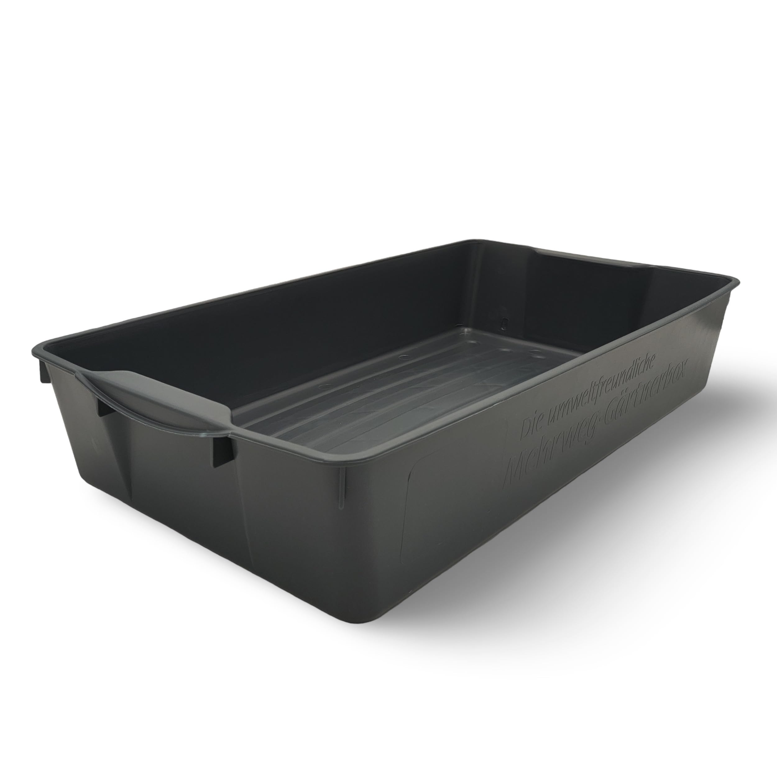 BURI Bac en plastique multifonctionnel 58 x 32 x 11 cm - Convient pour usage alimentaire - Idéal comme collecteur d’huile ou bac à déjections