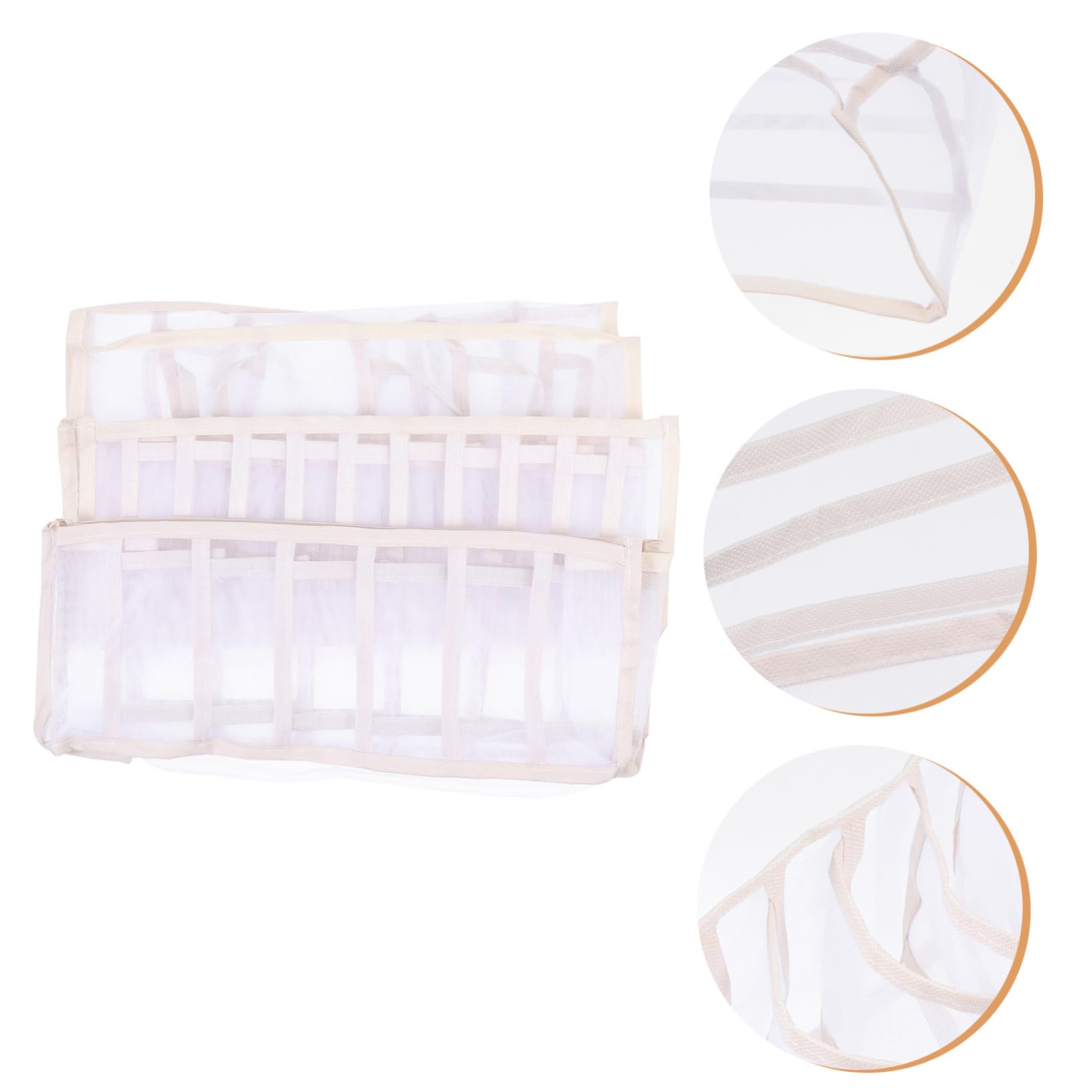 MAGICLULU 9piezas Organizador De Ropa Interior Compartimentos Para Calcetines Bragas y Sujetadores Caja De Almacenamiento Para Armarios