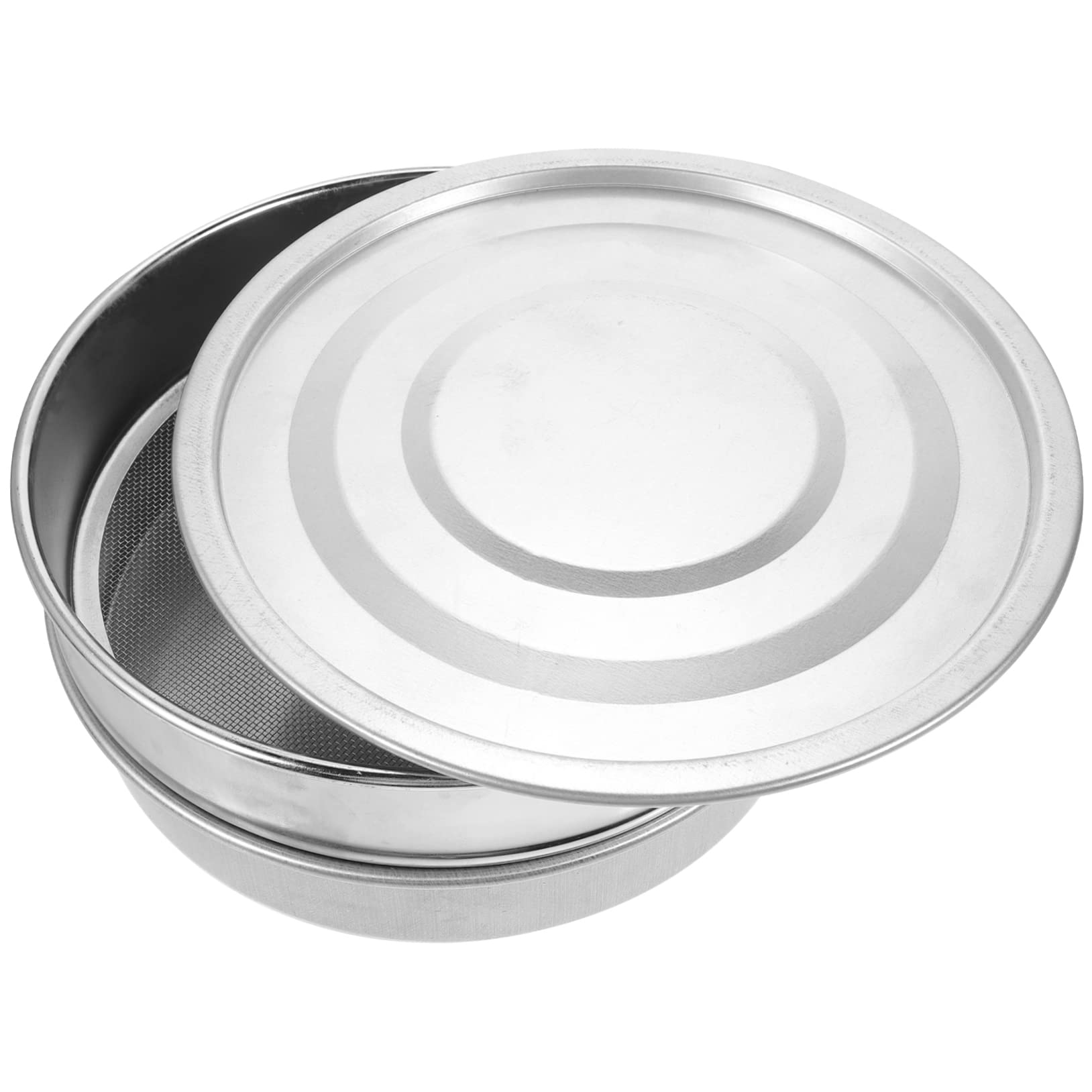 Anzuchtschale aus Edelstahl 20cm Satz mit Deckel für Indoor Pflanzen und Gemüse Anzucht Starter Pflanzzubehör für Blumen und Früchte