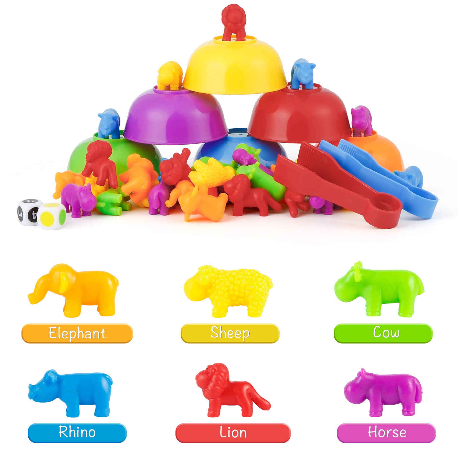 4 Giocattoli A Carica A Forma Di Bruco – Animali Adorabili In ABS Per Sviluppare Coordinazione E Manualità, Regalo Per Feste (colore Casuale)