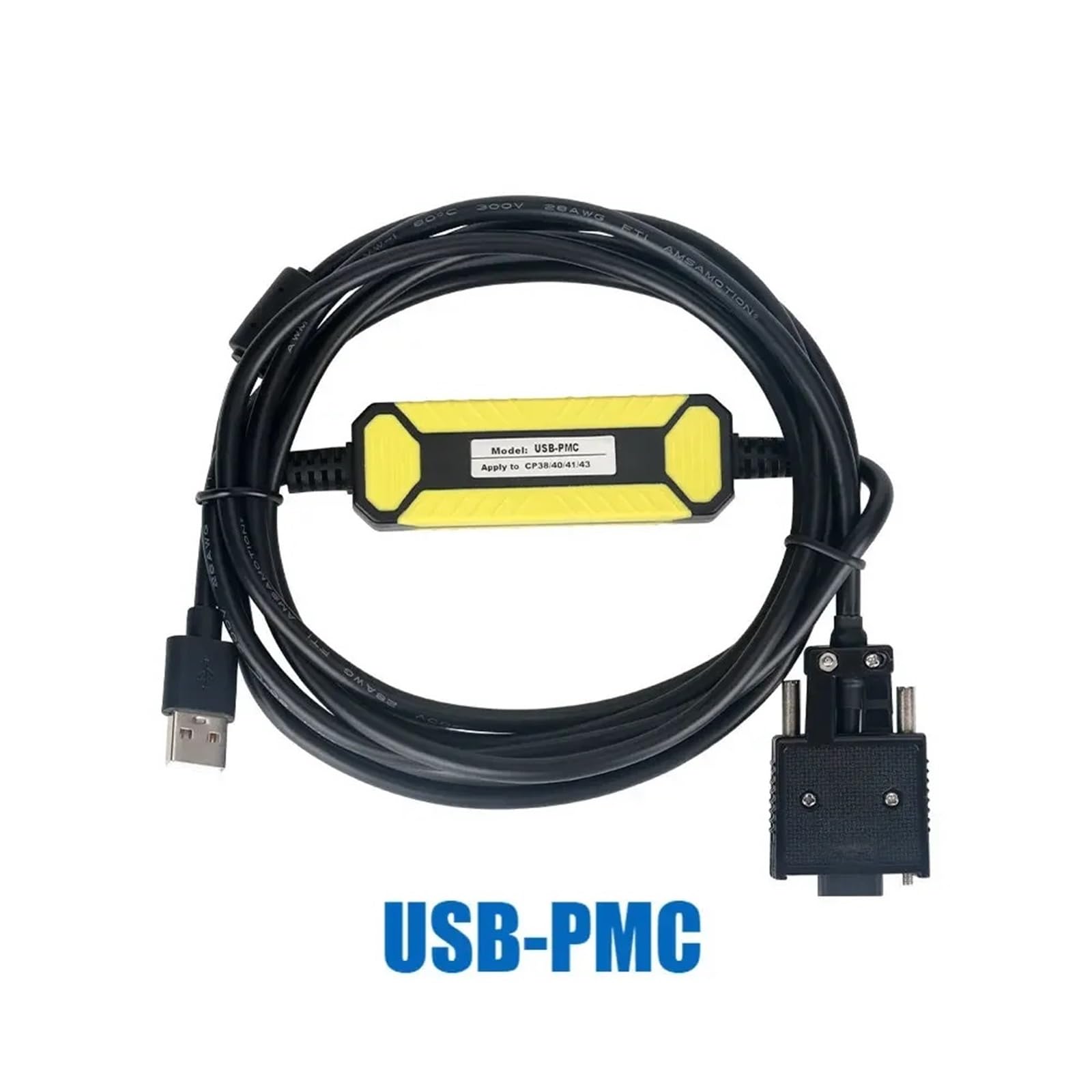 Kabel USB-PMC kompatybilny z programowaniem i debugowaniem podnośników serii PMC. Kabel do transmisji danych PC-PMC(USB-PMC)