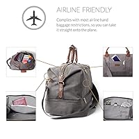 Amazon.com | MyMealivos Canvas Weekender Bag, Overnight