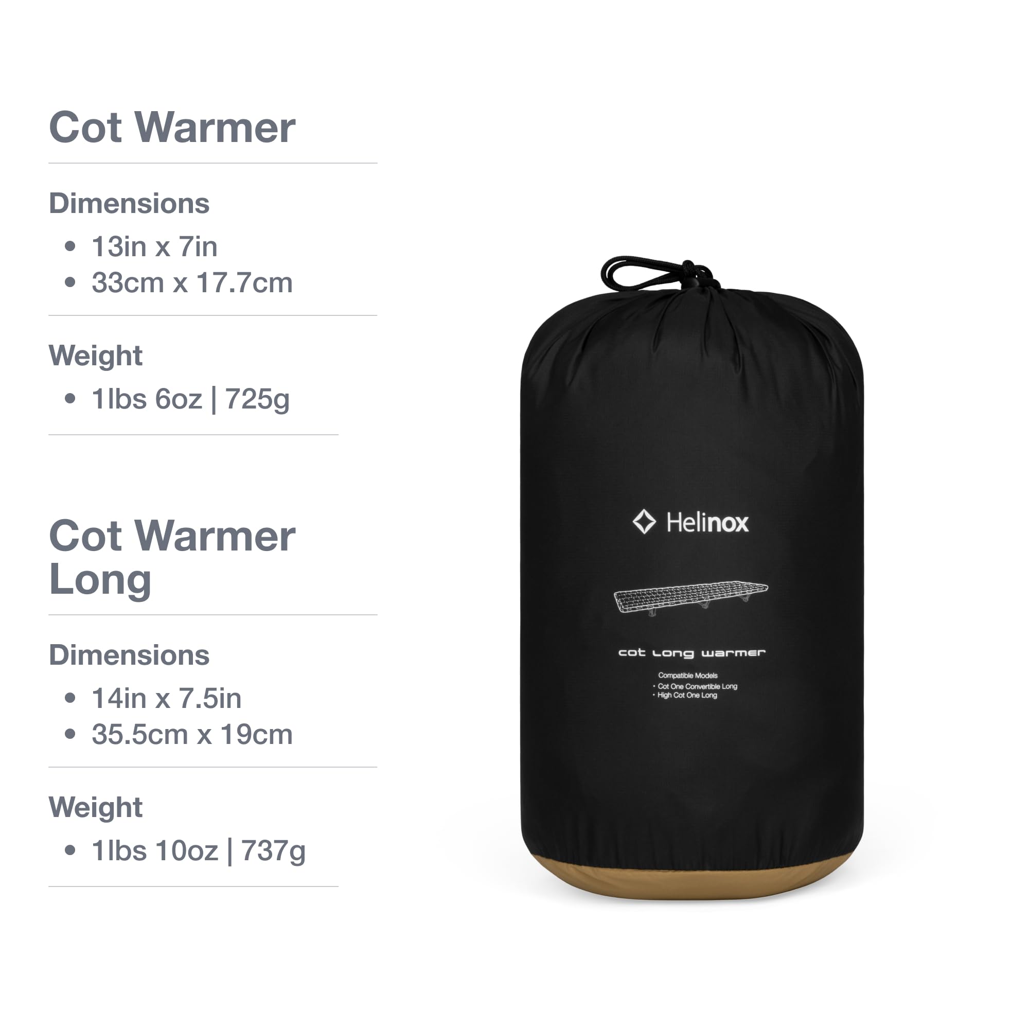 Helinox Fleece Cot Warmer フリースコット Fleece Cot Warmer - Black – Helinox Japan