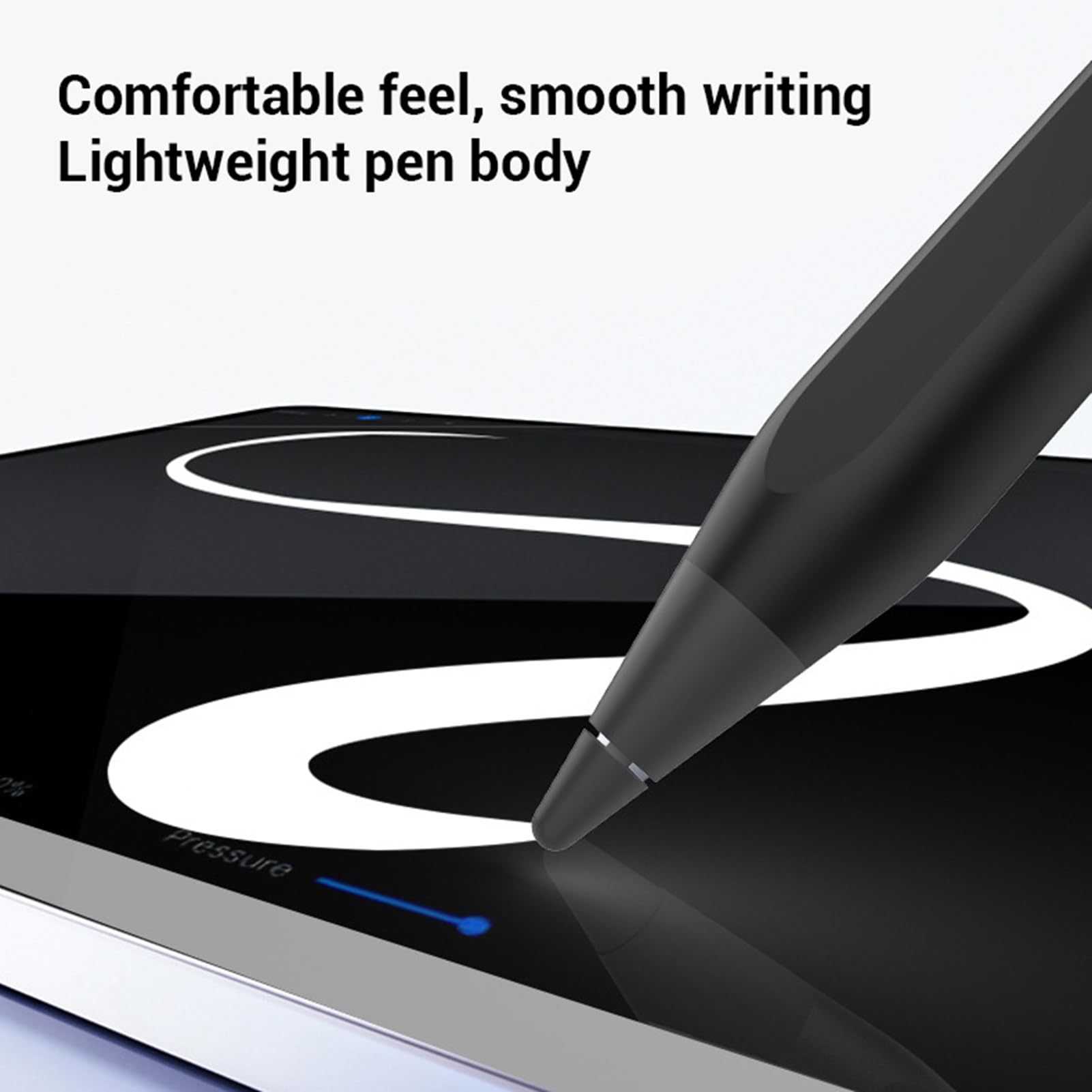 LICAEVEY Penna Stilo Magnetica per Remarkable Paper Pro/Pro Move, 4096 Livelli di Pressione con sensibilità All'inclinazione, Penna Digitale Ricaricabile con Protezione del Palmo per (BLACK)