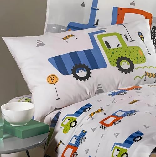 Caleffi - Completo lenzuola Piazza e mezza - CITY CAR - Grigio