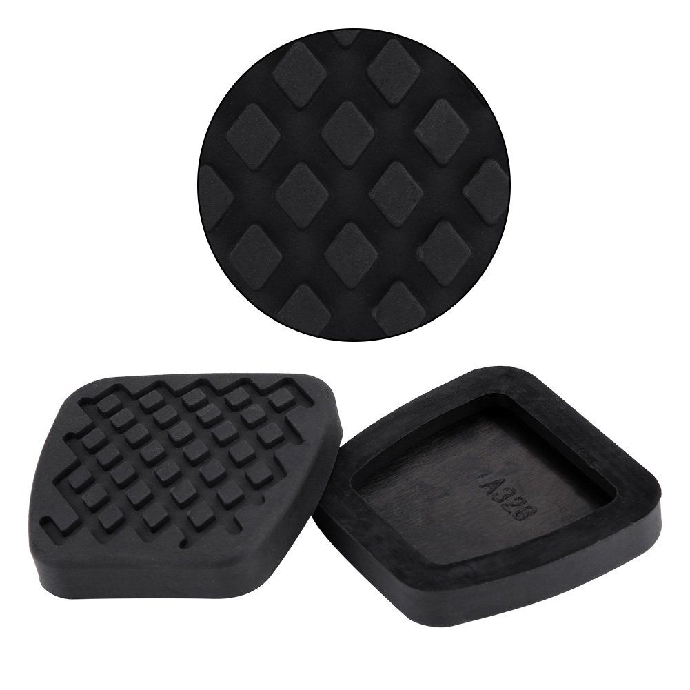 2 stuks rem & koppeling pedaal pad rubberen afdekking voor 46545-s55-000