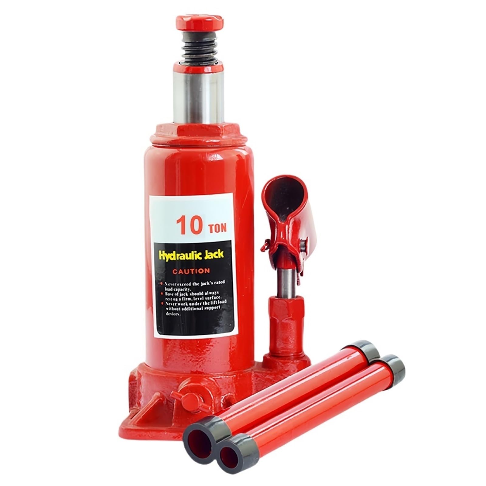 Cric idraulico a bottiglia da 2/5/10 tonnellate, cric idraulico a bottiglia for auto saldato, cric for auto, strumenti for la riparazione di auto, camion, camper e pick-up.(10 Ton)