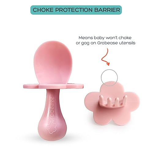 Miniatura 3 de Grabease Juego de utensilios de alimentación para bebés, estuche de viaje para contenedores para niños pequeños, protector de estrangulamiento para