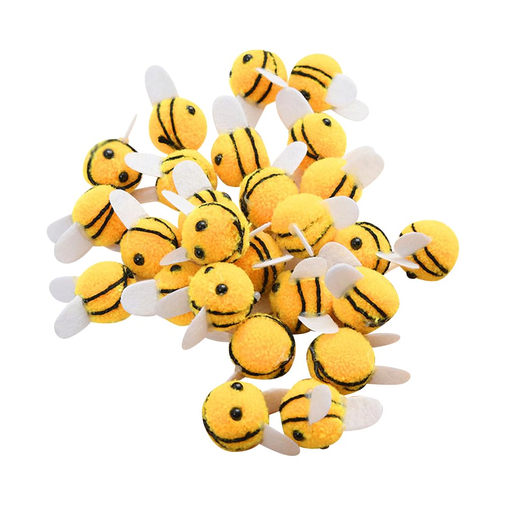 Abejitas Decorativas Abejitas Para Manualidades Abejitas De Fieltro 50 Bolas Abejita Chiquitita
