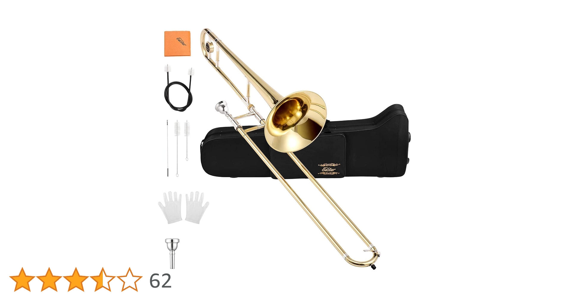 Eastar トロンボーン テナー B調 Trombone ゴールドラッカー Amazon | Eastar トロンボーン テナー B調 Trombone ゴールド