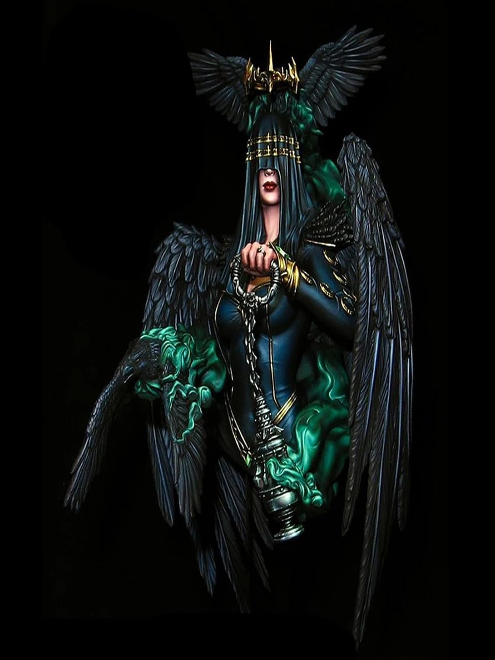 unmontiert 1/10 Ancient Fantasy Woman Warrior Büste Kunstharz Figur Miniature Modellbausatz Unbemalt