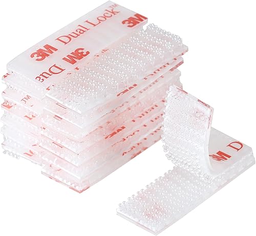 EZ PassIPassIZoom - Kit de montaje Fastlane de etiqueta de peaje 16 piezas (8 juegos) con cierre de cinta adhesiva de doble bloqueo