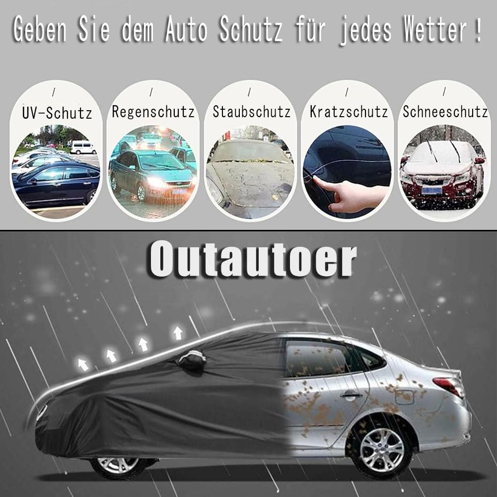 Schwarz Auto Abdeckplane für Toyota Celica (T23) 1999-2006 Coupe, Schwarz Autoabdeckung Wasserdicht Sonnenschutz Autoabdeckung Stoff Outdoor Indoor Sommer Auto Abdeckplane