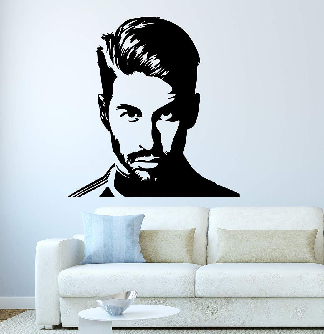 Wallzone Sergio Ramos Black Large Wallsticker for Home Decorations (50 cm x 50 cm)-image-6