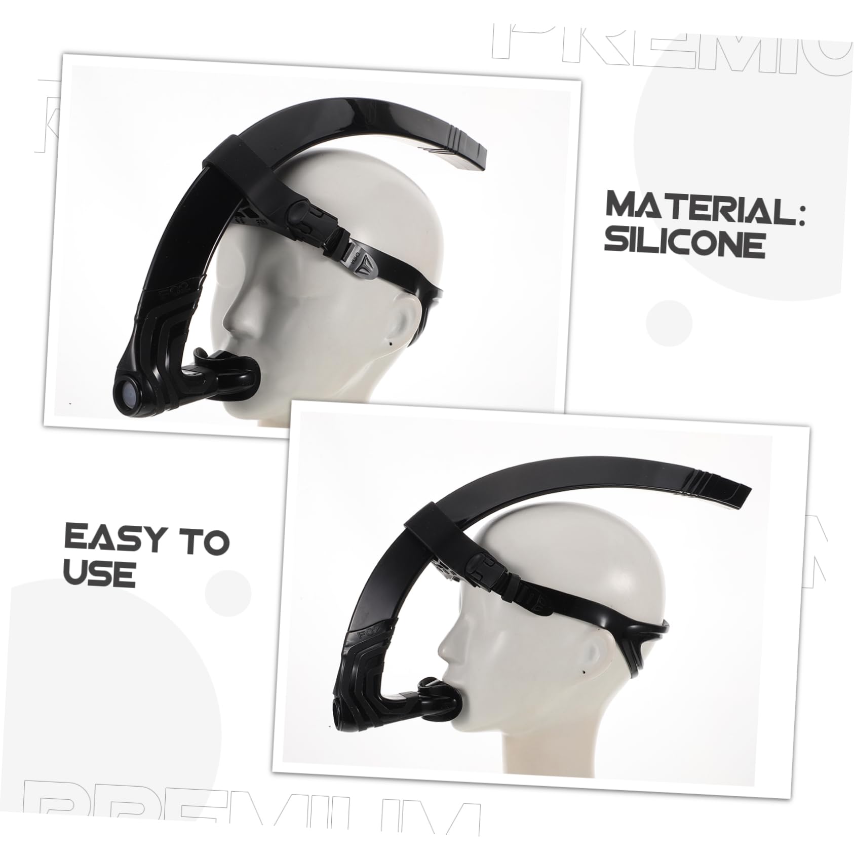 POPETPOP Snorkel para Nadar De Entrenamiento Válvula De Purga Unidireccional Snorkel para Piscina y Aguas Abiertas Herramienta De Entrenamiento De Natación