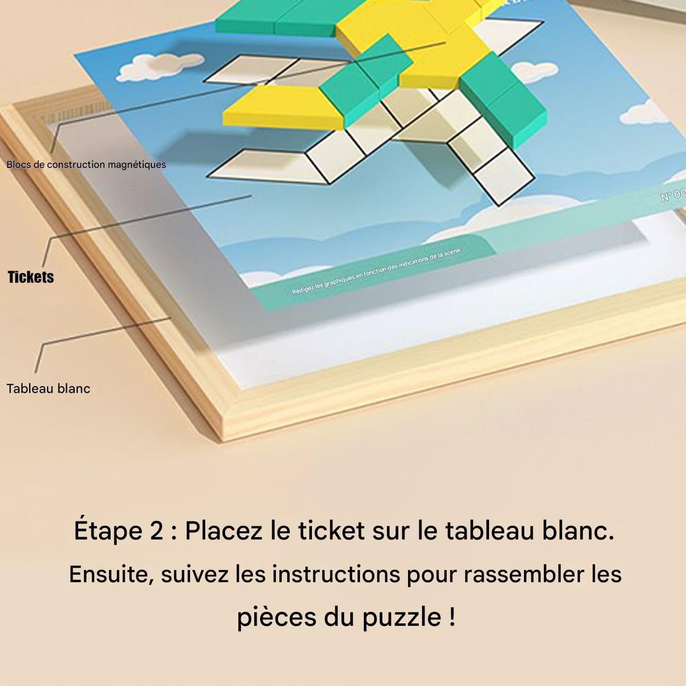 Juego de Juguete Educativo Stem Interactivo | Bloques De Madera Para Estimular La Mente Para Niñas Niños Jóvenes Adolescentes Regalo Hogar Viajes Familiares