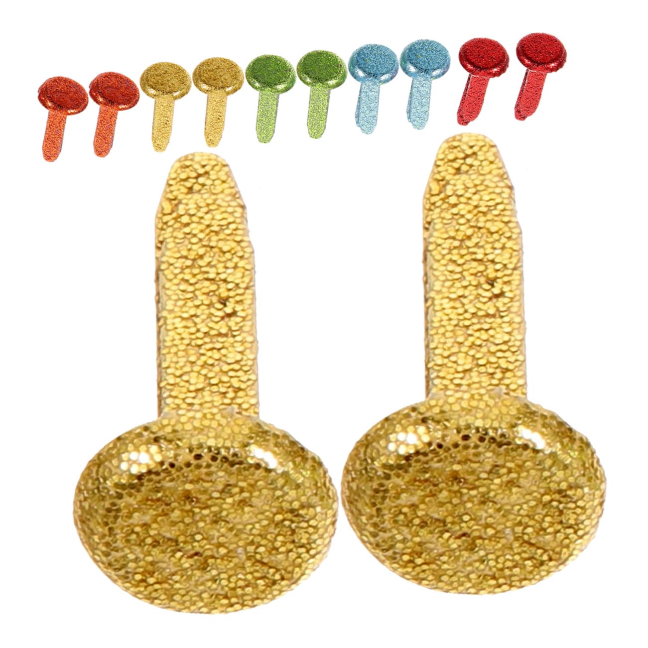 ERINGOGO 50Pcs Colorful Mini Brads Fasteners for Crafts Durable Metal Paper Fasteners for Scrapbooking Projects and Art Easy to Use Sturdy Brads for Decorative Accessories