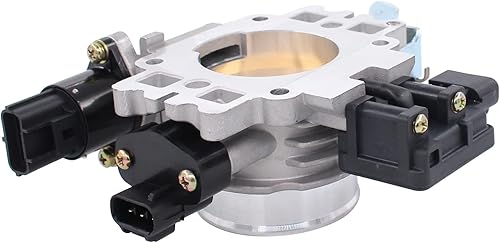 Miniatura 7 de NewYall Cuerpo del acelerador de 2.441 in 4.0L con sensor de presión del colector y sensor de posición del acelerador y válvula de control de ralentí