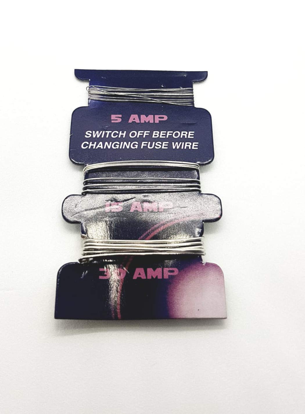 Buy WZ Fuse Wire Card 5a 15a 30a Multipurpose Fuse Card Ideal for