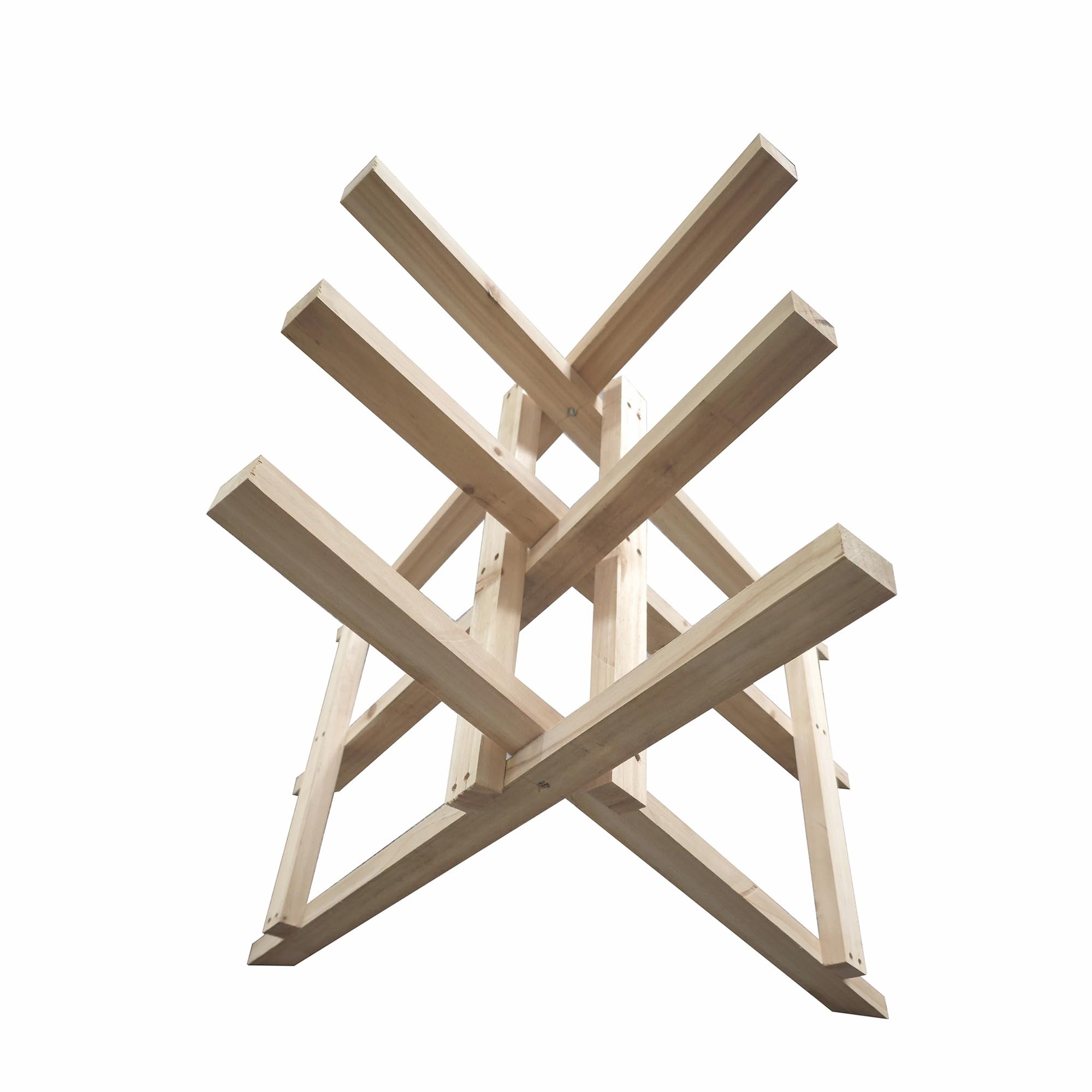Chevalet en Bois WERKAPRO à 3 Supports pour sciage de bûches