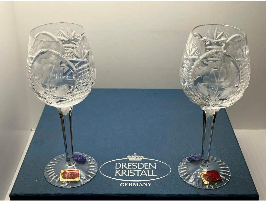 DRESDEN KRISTALL ドレスデン クリスタル 花瓶 ドレスデン クリスタル