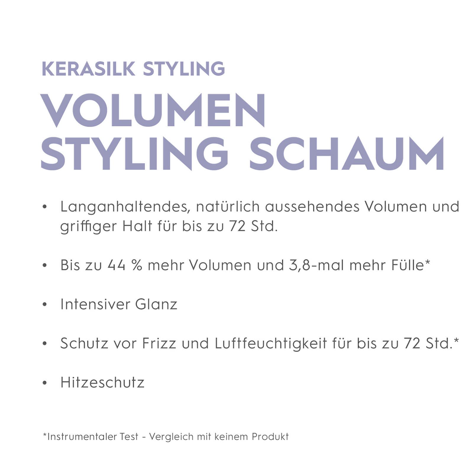 Kerasilk Styling, Volumen Styling Schaum für feines, kraftloses Haar, 150ml