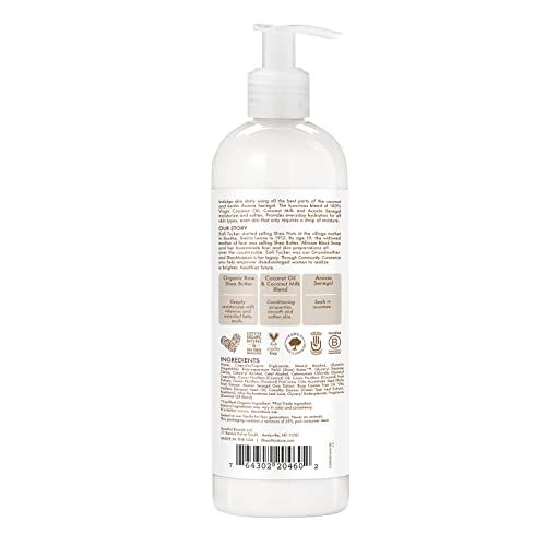 Sheamoisture 2204609 Daily Hydration Body Lotion Moisturizer 100% Virgin Coconut Oil For All Skin Types Paraben Free 16 Oz thumb #1