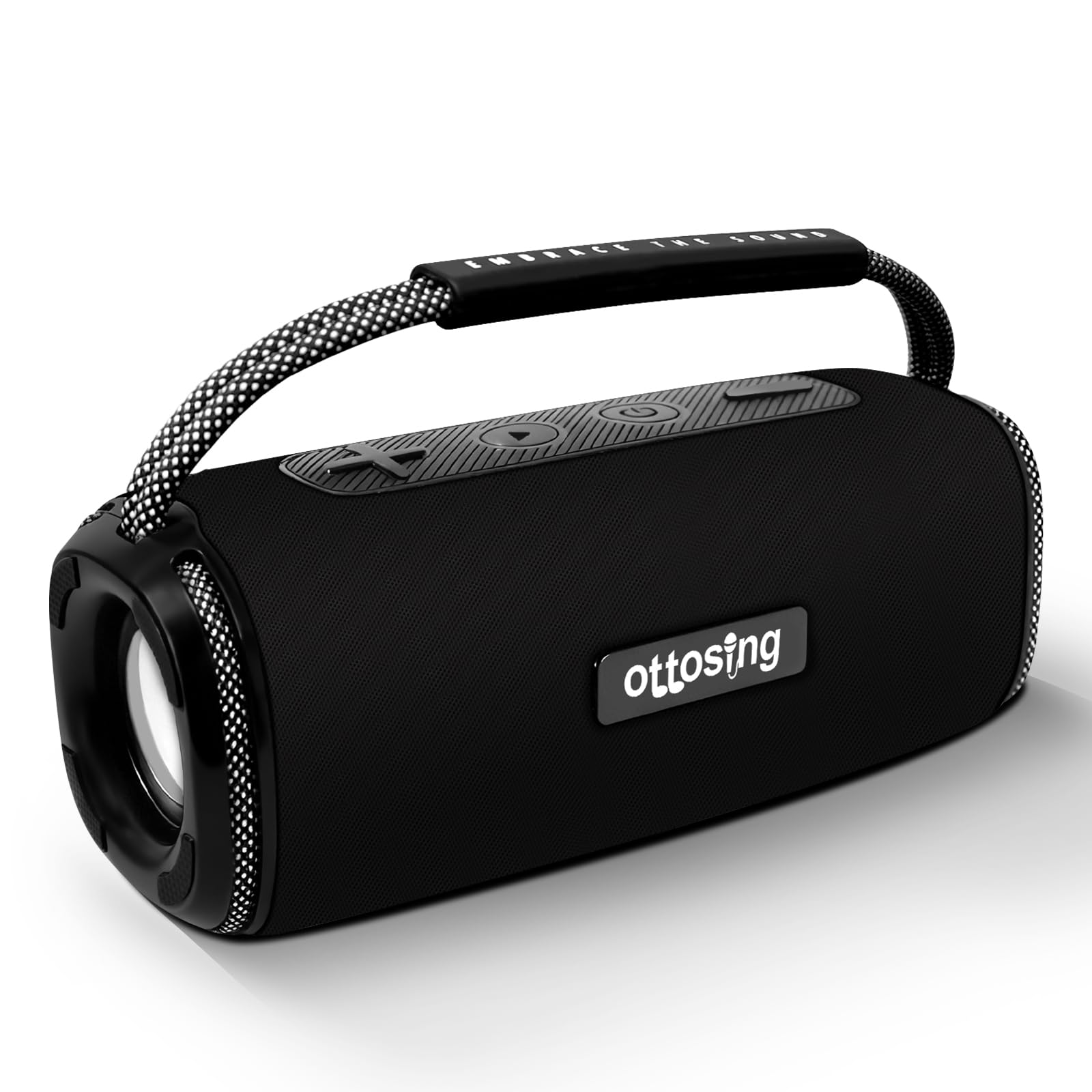 IPX5 Waterproof Portable Bluetooth Speaker 5W Stereo Sound with Bluetooth 5.3, TWS, 1200mAh Battery, USB-C Fast Charge, for Outdoor/Party/Home