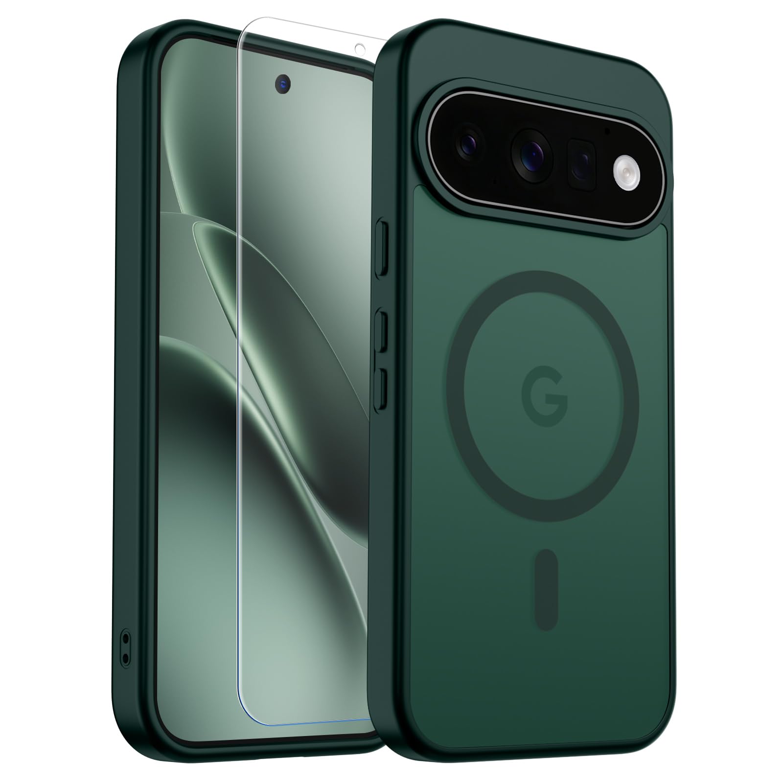 SUPFINE Magnetic for Google Pixel 11 Pro Case - Forest Green