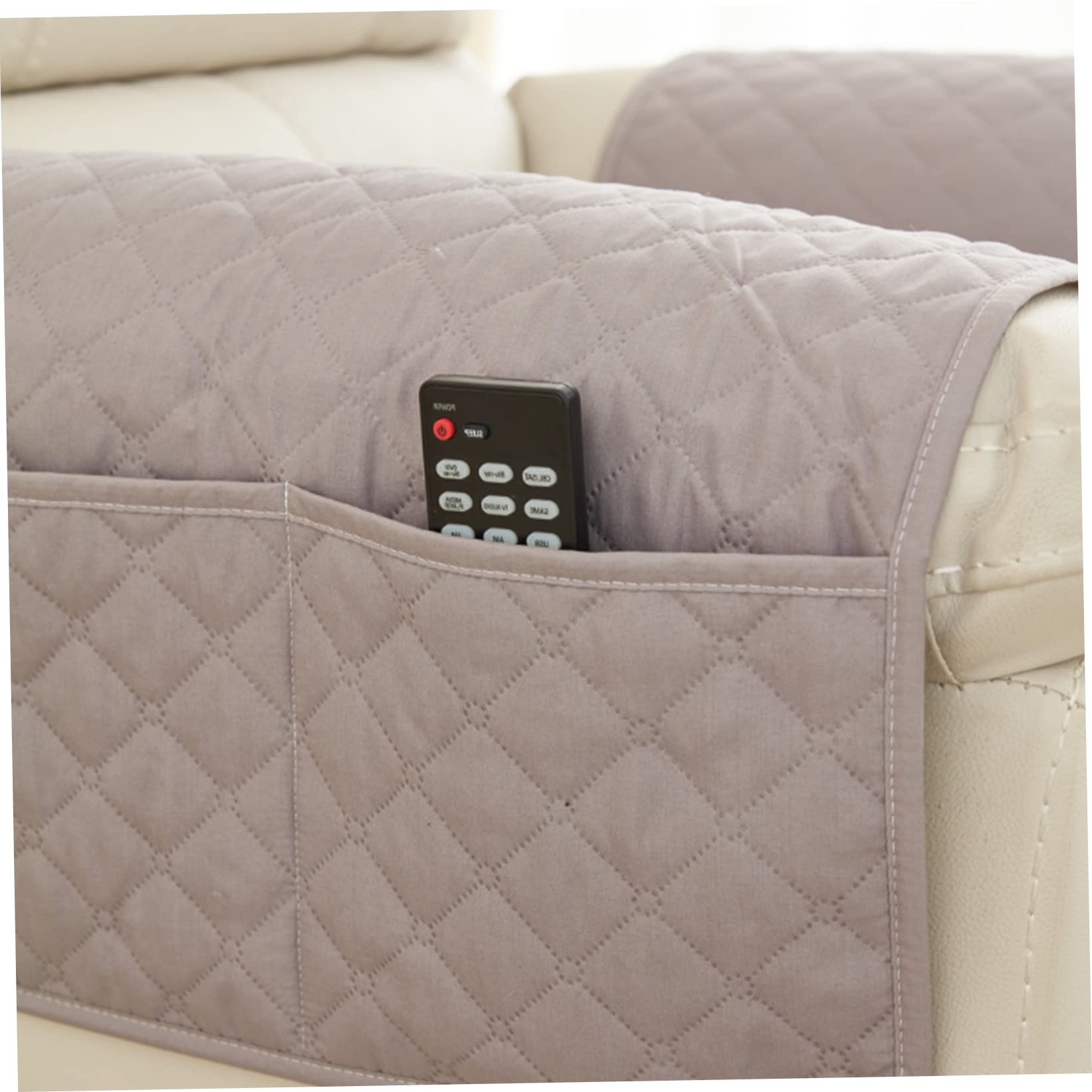 Set di 5 copribraccioli per divano, stile minimalista, con tasca laterale, in poliestere, antiscivolo, per divano, poltrona, accessori per interni e casa