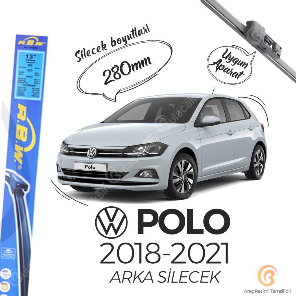 RBW Volkswagen Polo Arka Silecek (2018-2019) RBW