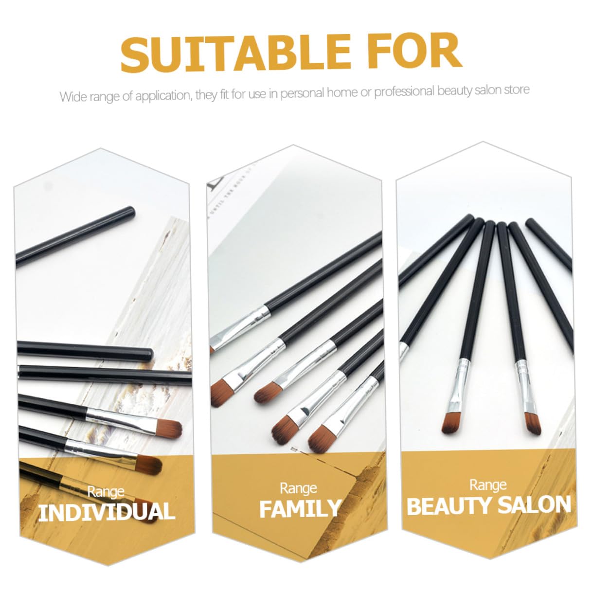 Gatuida 100stücke Lidschattenpinsel Mit Holzgriff Kosmetikpinsel Für Augen Make-up-werkzeuge Verblendpinsel Lidschatten-pinsel Augenpinsel Für Make-up Puderapplikator Make-up-pinsel Für Fr
