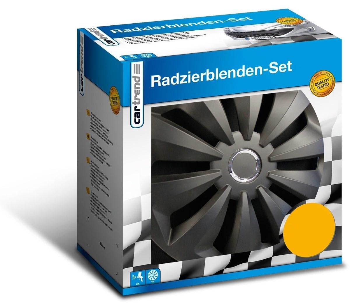 CARTREND Copricerchi 15" pollici Serie/Kit Copricerchi Auto 70382