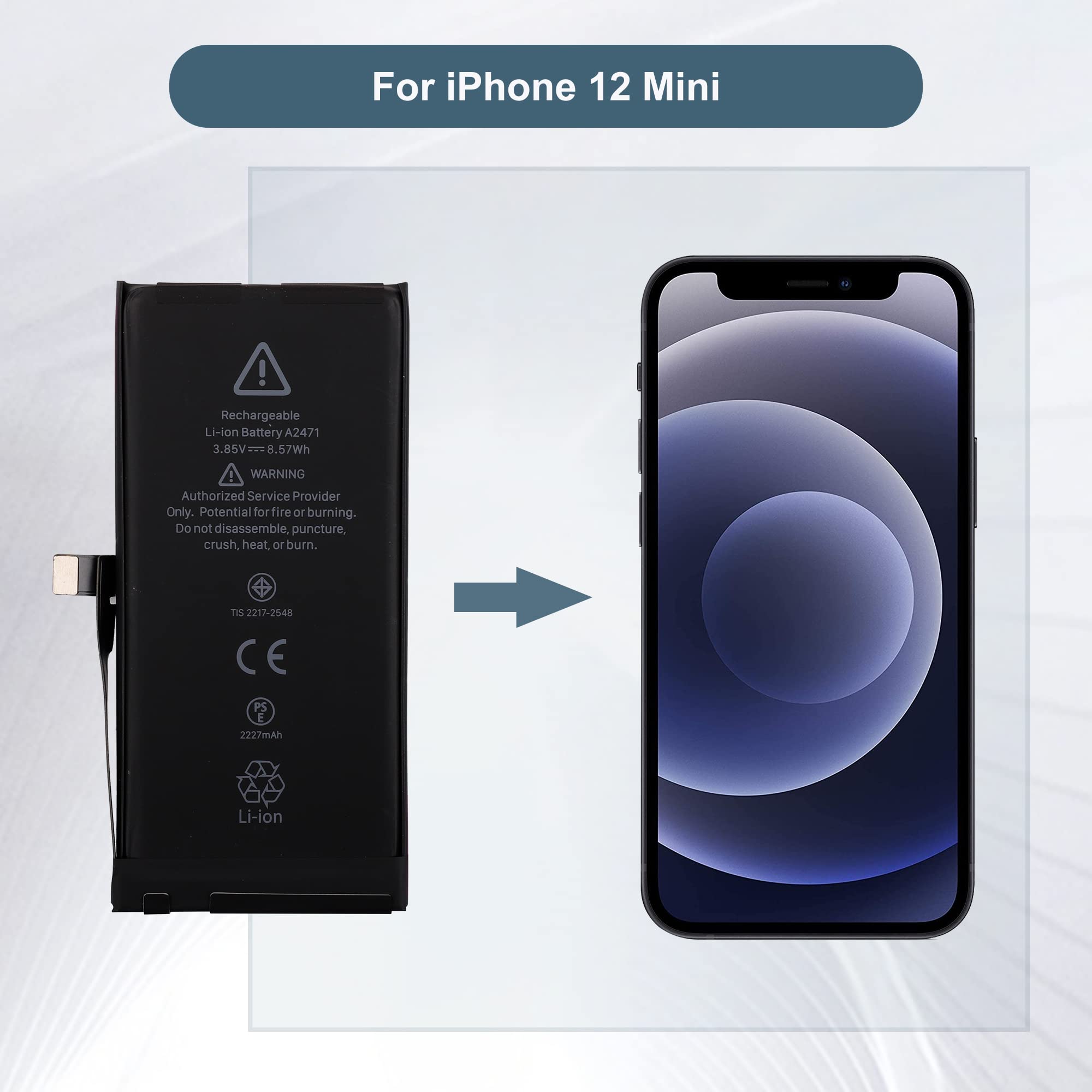 Amazon.com: E-YIIVIIL Replacement Battery A2471 Compatible with