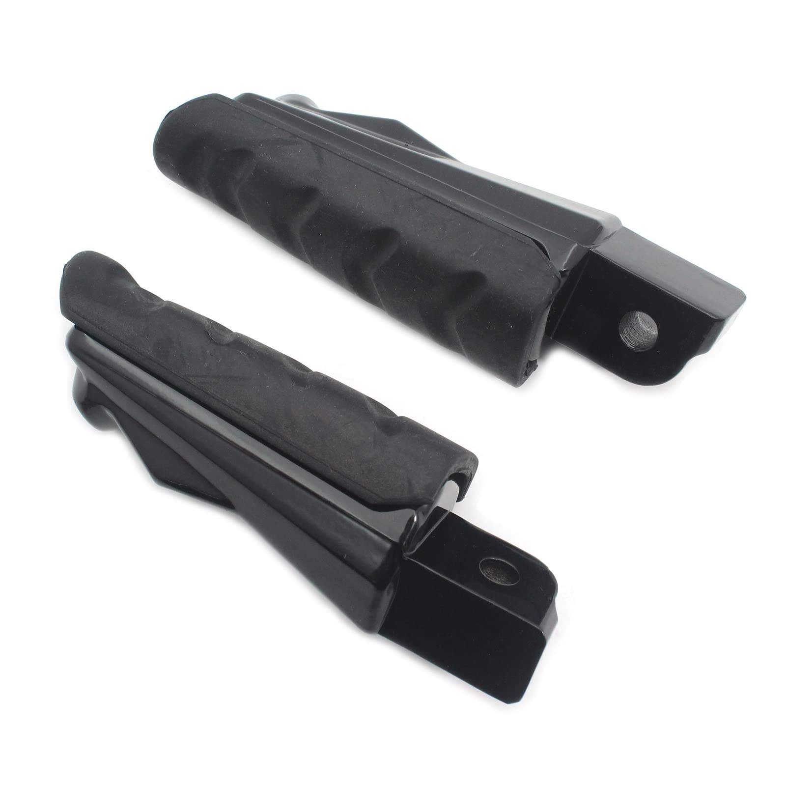 Estriberas Ancho para BMW para R NineT 2014 2015 2016 2017 2018 2019 2020 Estriberas Estriberas Moto Goma Aluminio Posterior Pedales Reposapiés Reposapiés Trasero (Color : Schwarz)