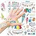 Konsait Temporäre Tattoos für Kinder, 123 und ABC Zuckertüte Kindertattoos Aufkleber Schuleinführung Schulanfang Einschulung Deko für Junge und Mädchen Kindergeburtstag Mitgebsel Party Spielen