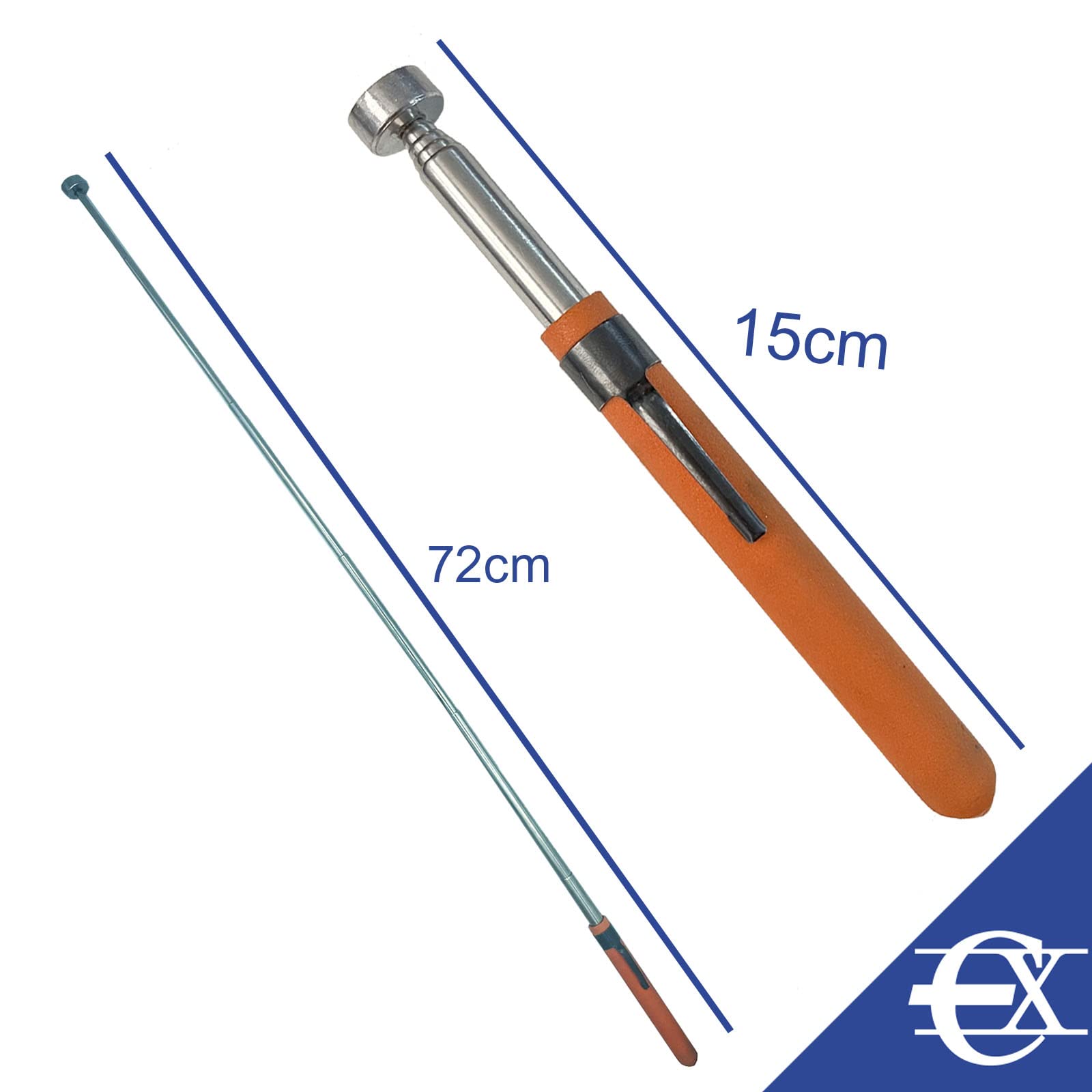 Penna Magnetica Telescopica Con Gancio - Raccogli Viti E Dadi, Estensione 150 Cm, Portata 200g - Foto 10