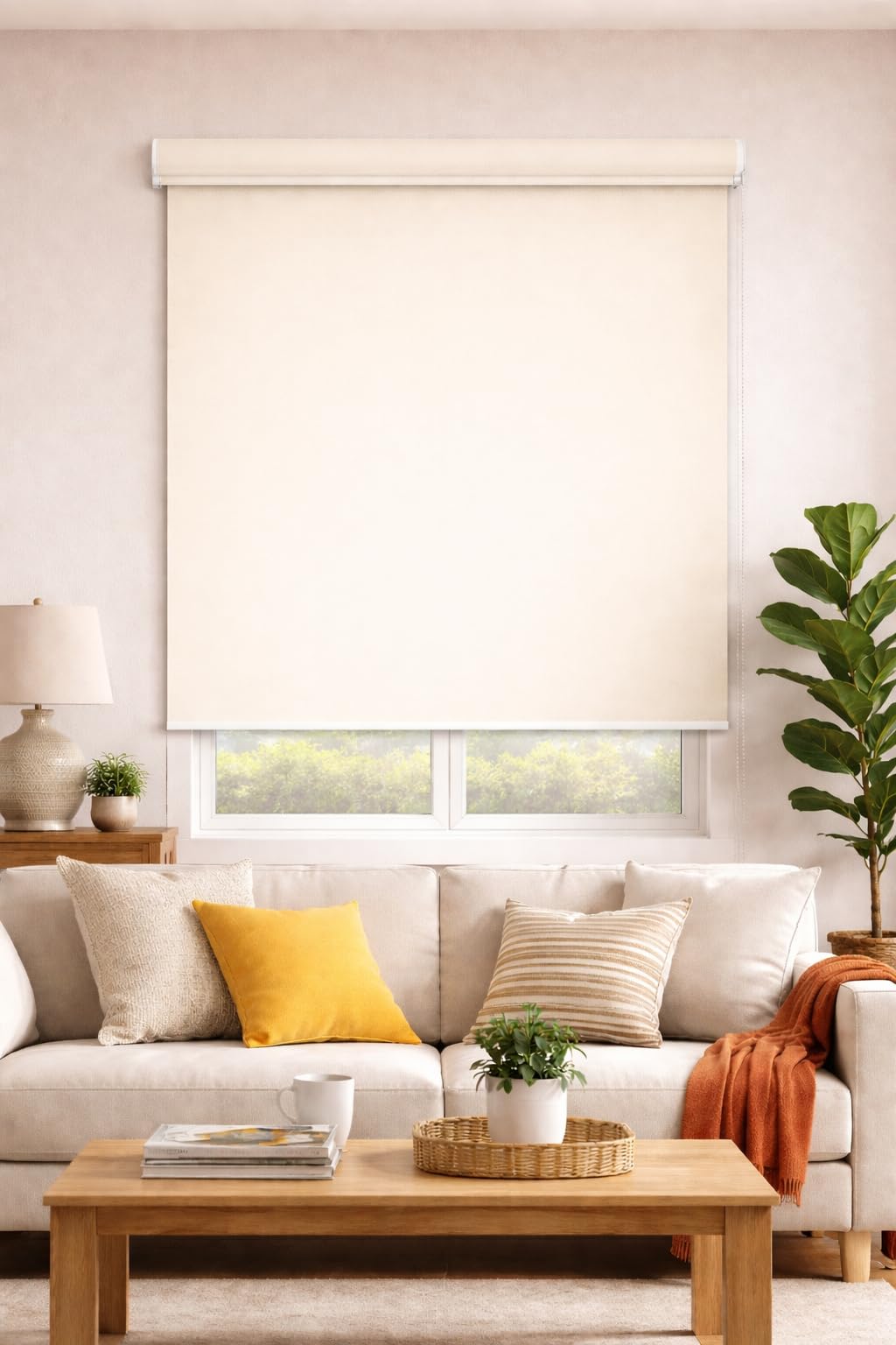 100% Blackout Roller Blinds for Windows with Covered Top | UV Protection & Thermal Insulated | Privacy Window Shades for Home & Office | Easy Install |-image-14