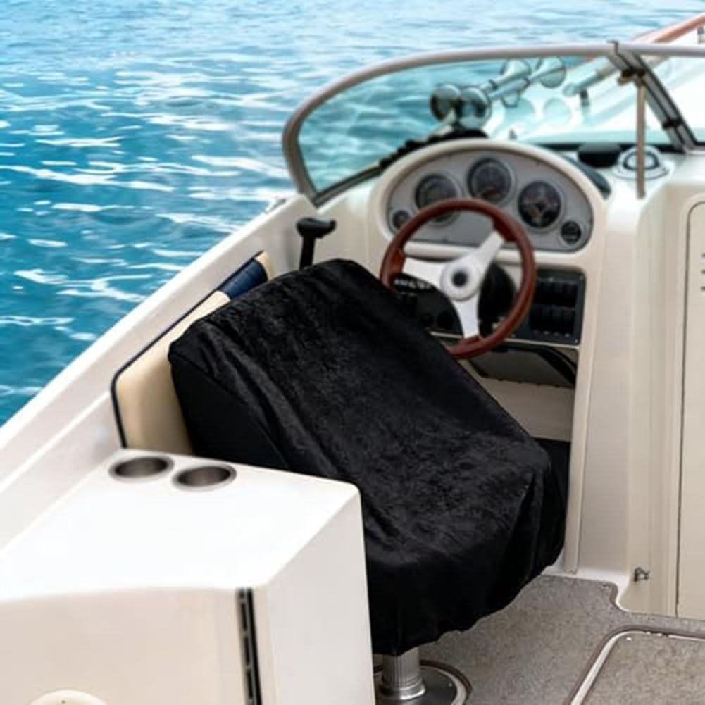 2pcs Fundas para el Asiento del capitán de Barco,Compatible con Nautique Ski Nautique 200 2019–2025, Funda Protectora