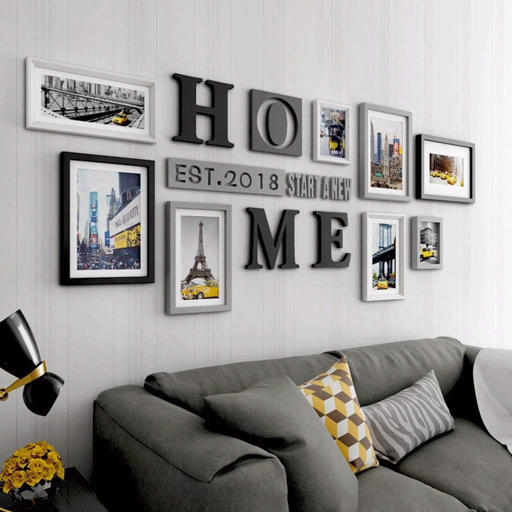 WEHISFD Photo Wall Decoration Room Minimalist Bedroom Frame(D)