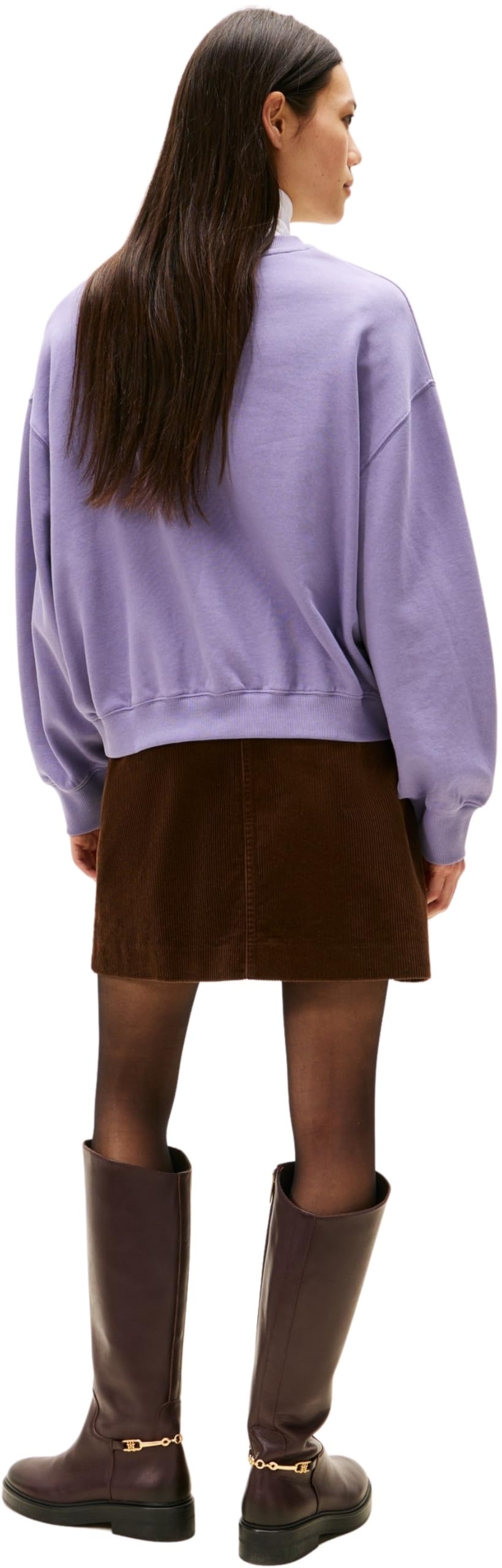 Tommy Hilfiger Sudadera Mujer Classic Script Terry con Cuello Redondo