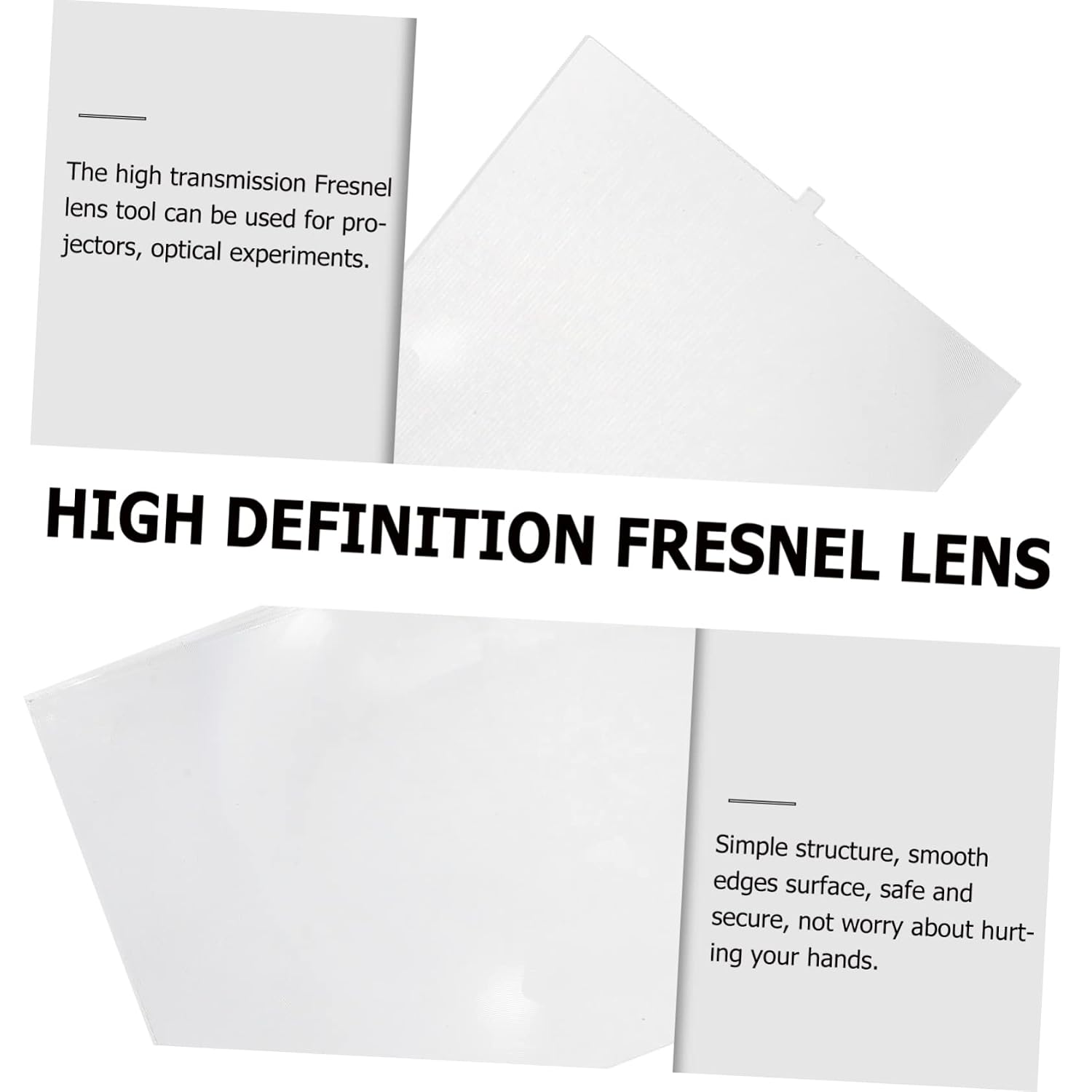 Didiseaon 2pcs Projector Fresnel Lens High-Definition Fresnel Lens for Overhead Projector