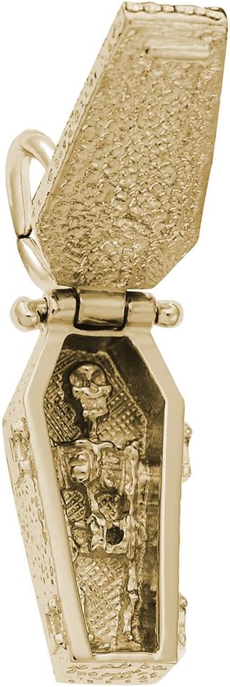 Coffin Charm, Charms for Bracelets and Necklaces